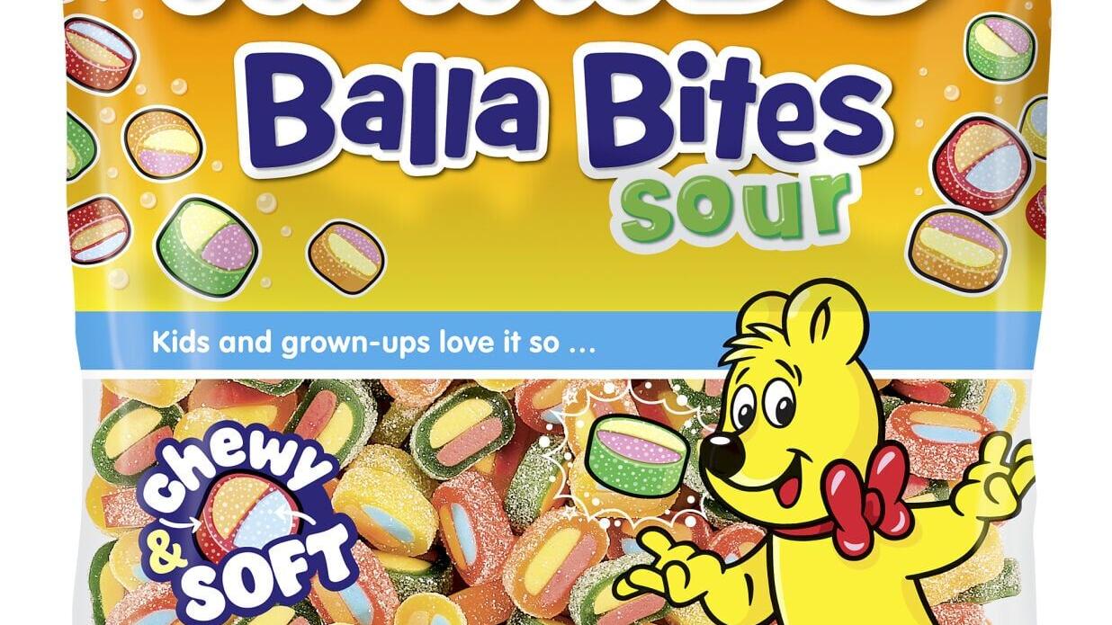 HARIBO Balla Bites Sour put a tangy twist on the new Balla Bites experience, combining a chewy outer layer, soft center and three fruity flavors in poppable every bite.