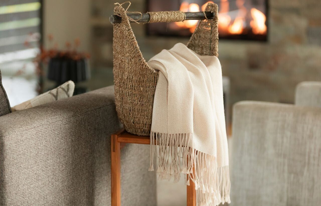 Alpaca Throw by Purple Nest Design