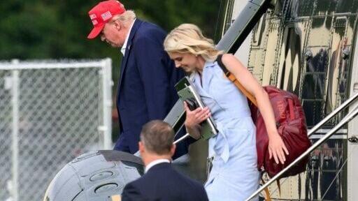 Natalie Harp regularly travels on Trump's helicopter