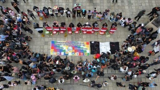 Peruvian families of state violence victims say they reject President Keiko Fujimori as their leader