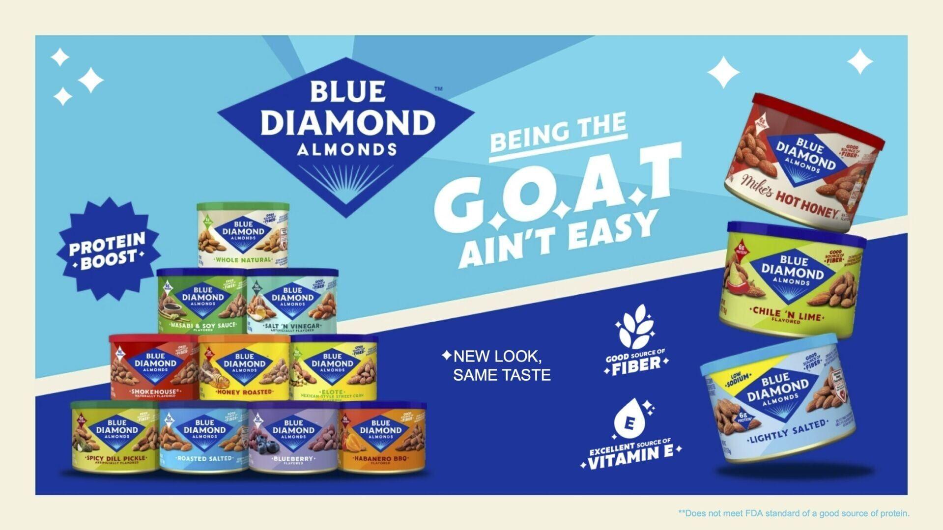 Blue Diamond Almonds New Packaging 2026