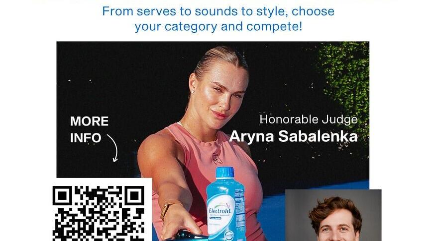 Electrolit® Invites NYC Tennis Fans to Channel Their Inner Aryna Cat Saby’s Slice Shop, with WTA World No. 1 Appearance