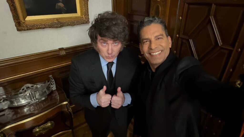 Presidente Javier Milei con Ismael Cala