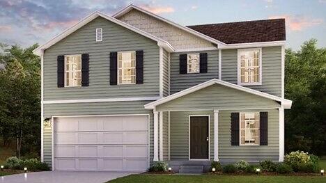 Essex Floor Plan Exterior Rendering | New Construction Homes in Freeland, MI | Quail Hollow by Century Complete
