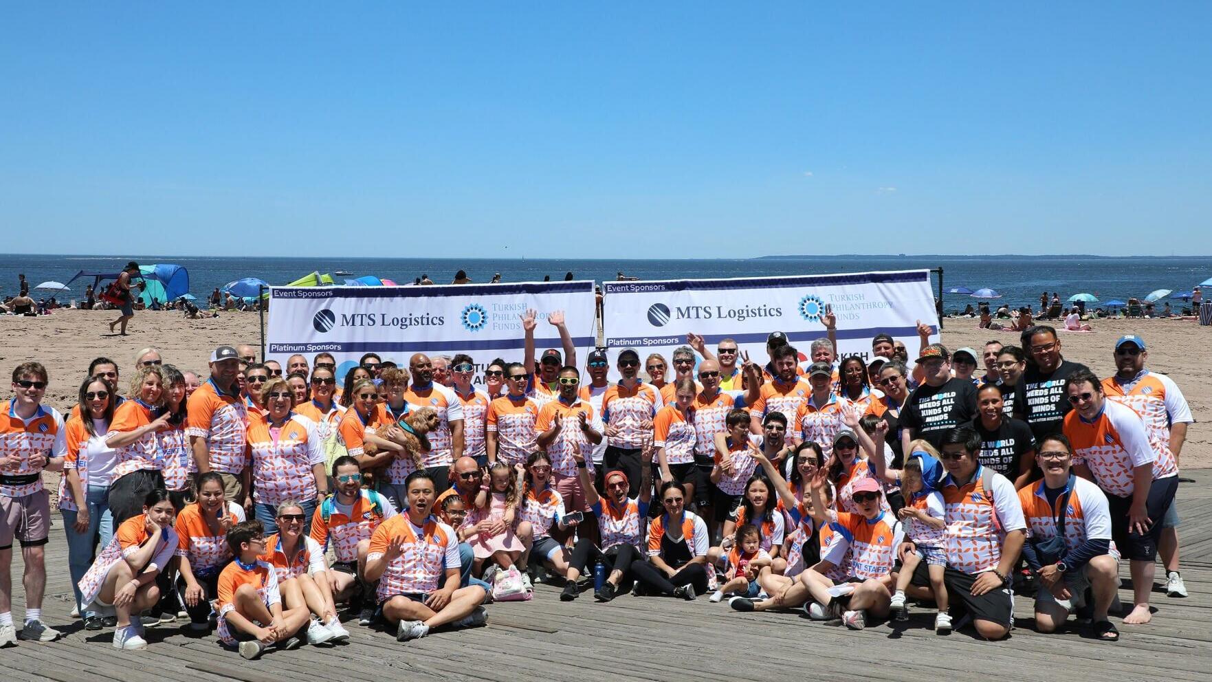 Participants in the 16th Annual Bike Tour with MTS for Autism pose for a photo during this year's bike event on June 13, 2026.