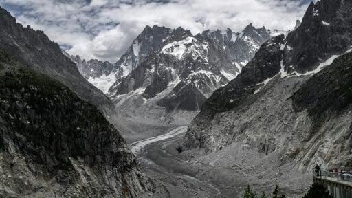 The Alps, and particularly the Mont Blanc massif, have been hit by high temperatures this summer