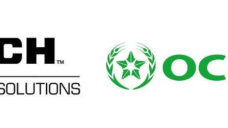 Logos of Koch Ag &amp; Energy Solutions and OCP Nutricrops.