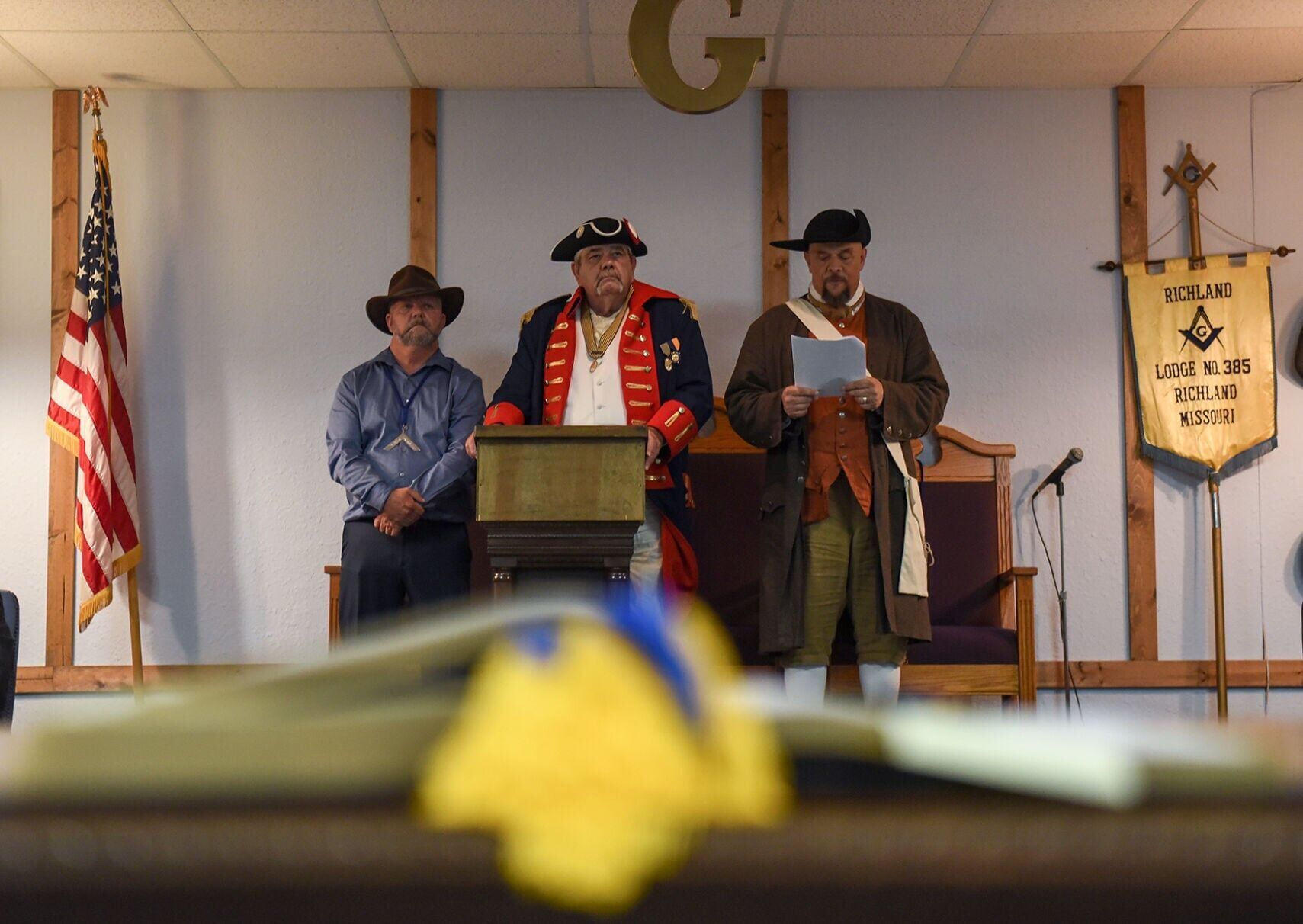 From left, Andrew Sinclair, Craig Skinner and Gerald Hill