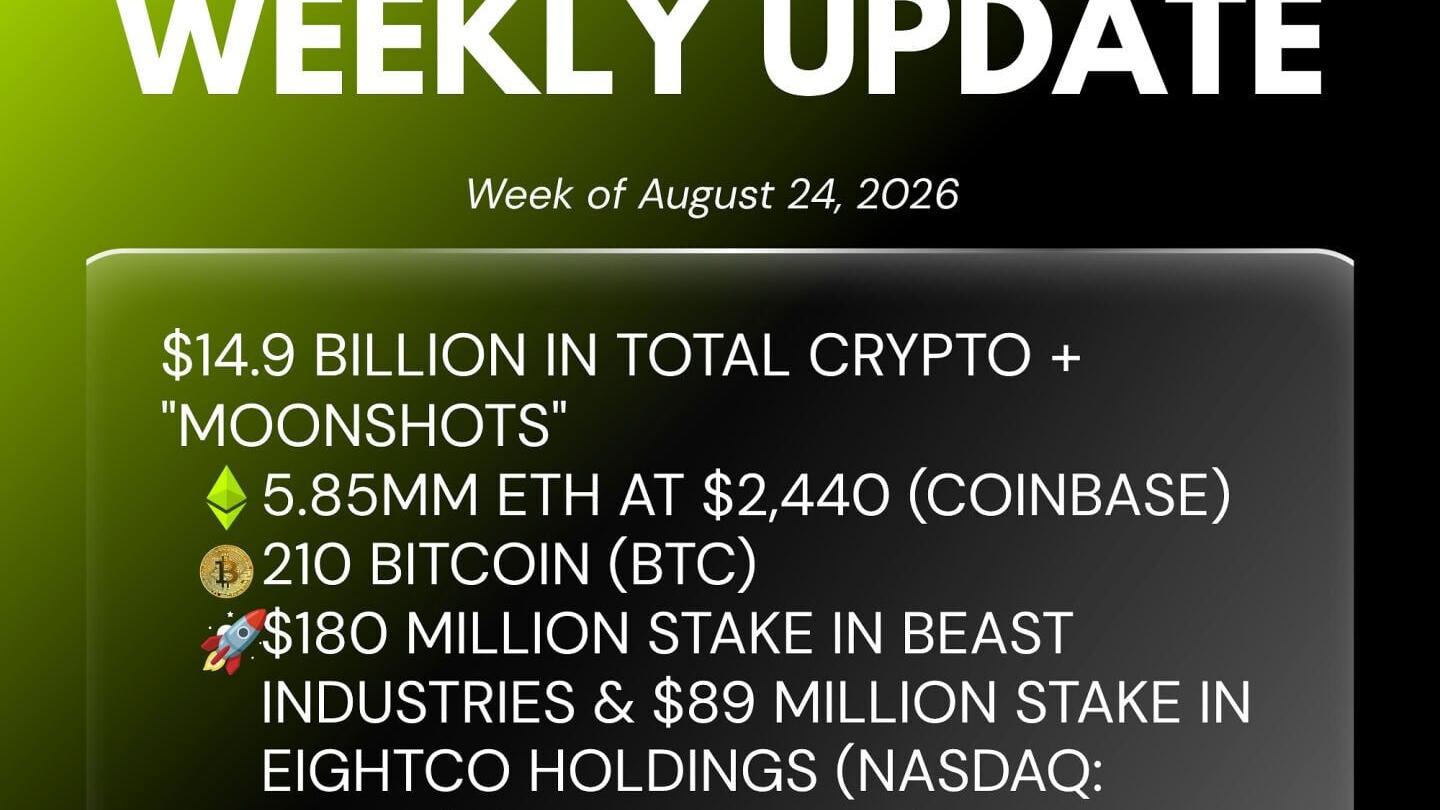 Bitmine Weekly Update