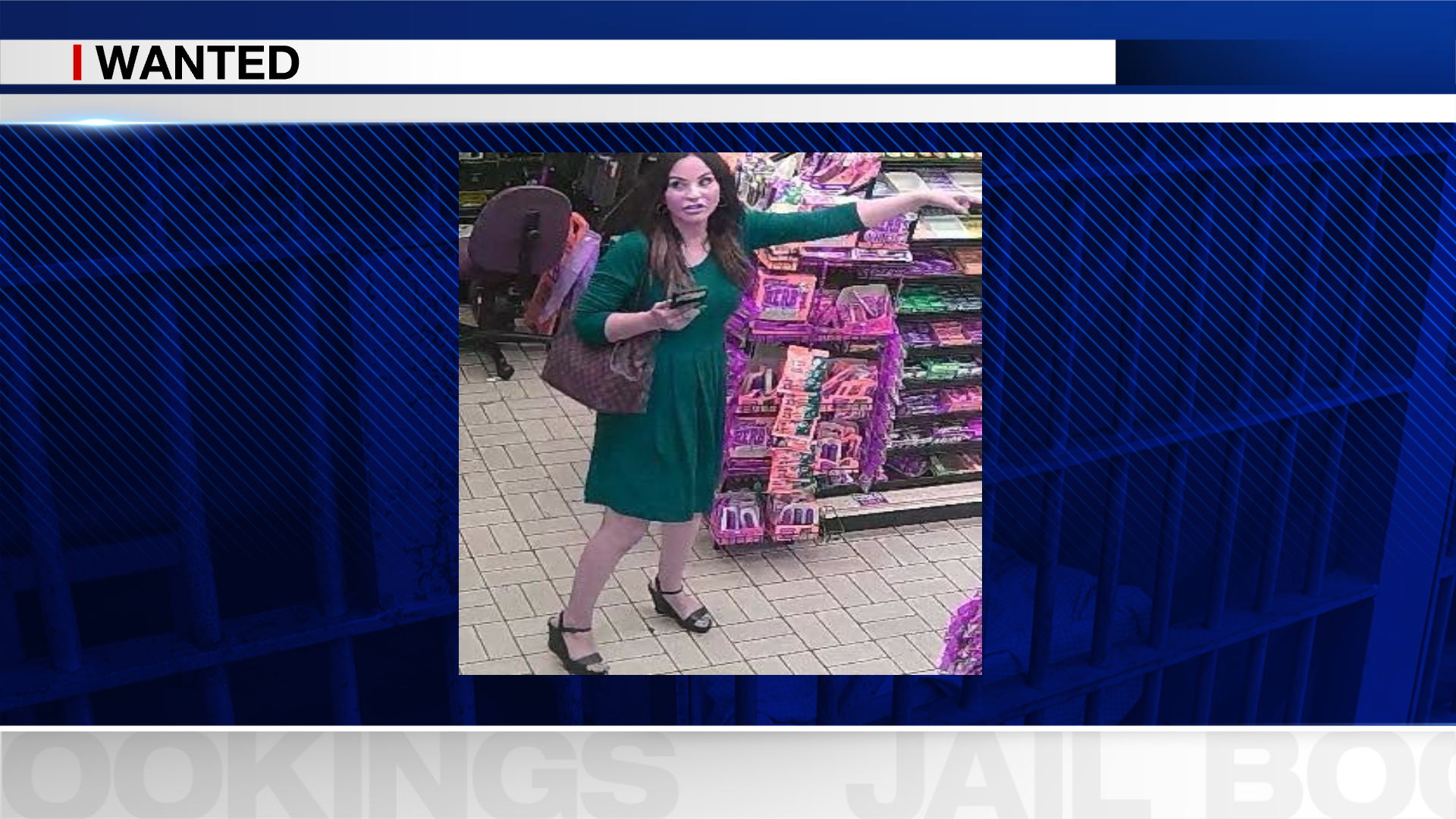 woman wanted campaign sign theft