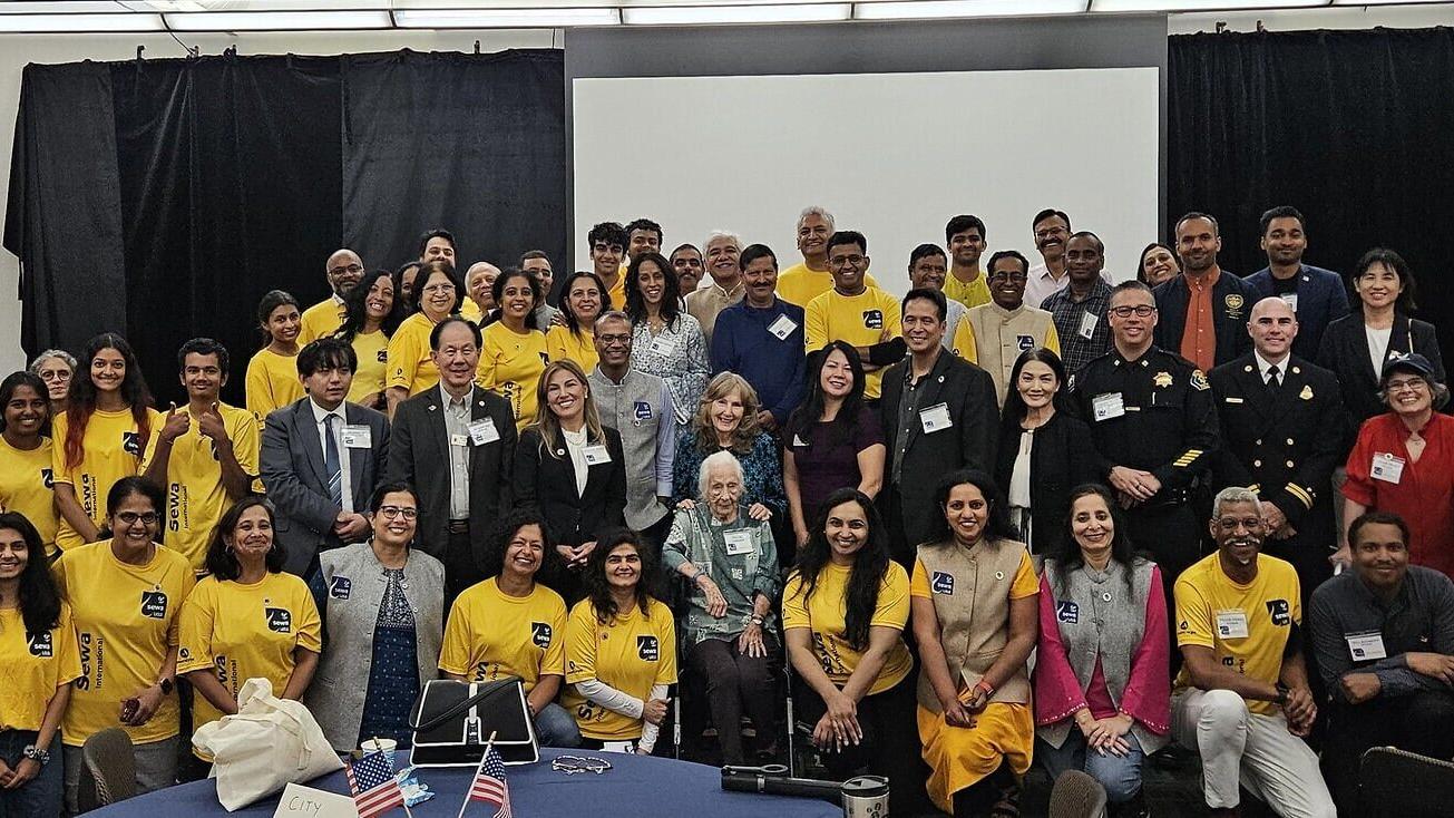 Sewa volunteers commemorated 9/11 and honored veterans and first responders in Milpitas, CA