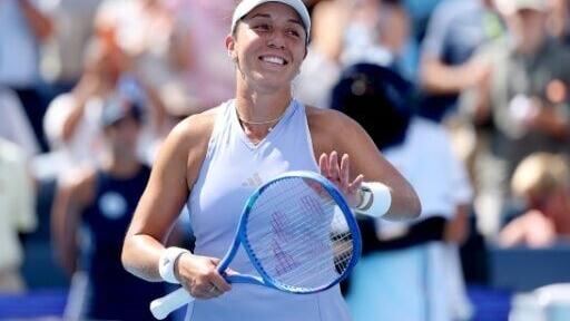 World number three Jessica Pegula is through to the semi-finals of the ATP-WTA Cincinnati Masters