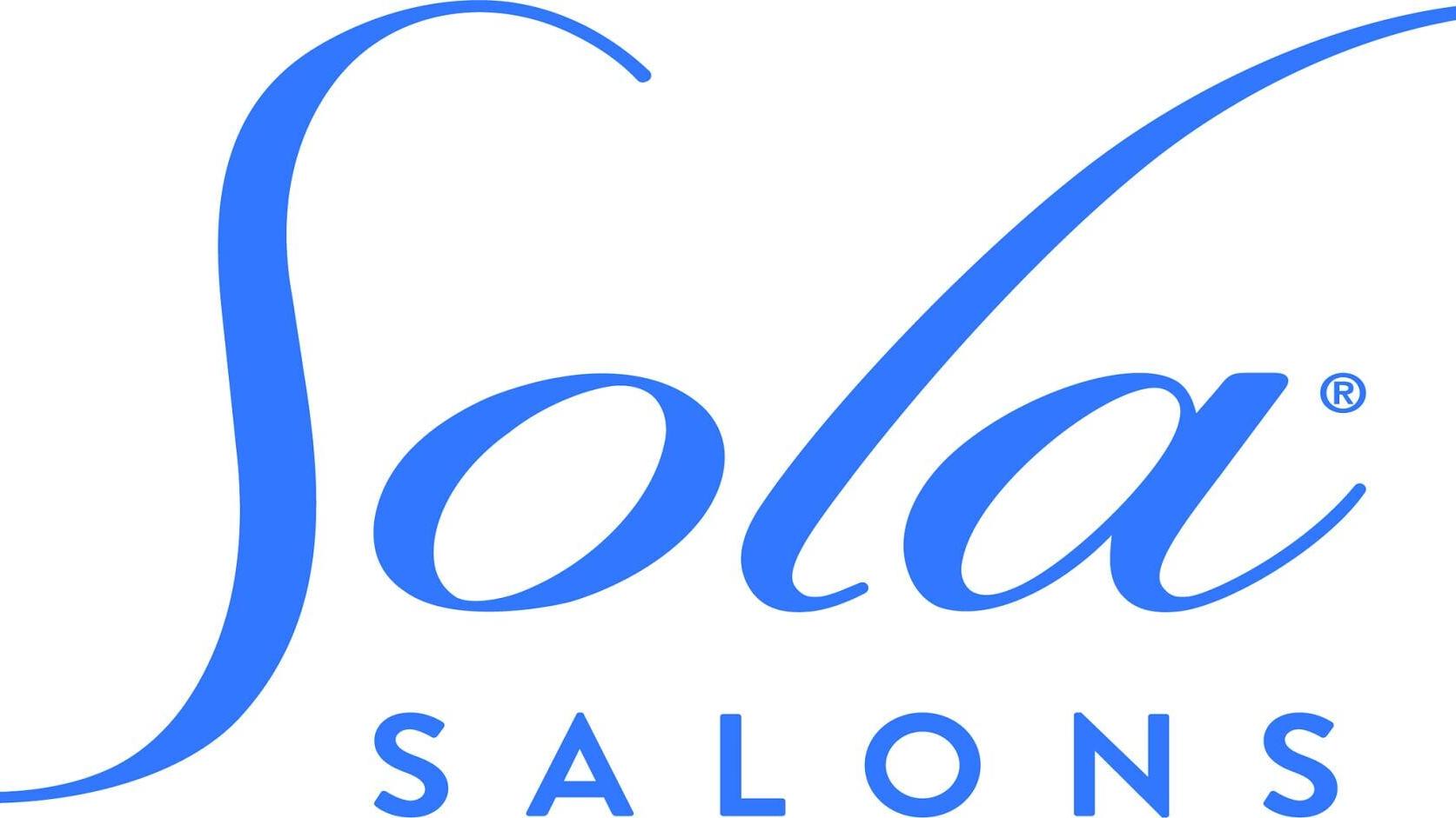 Sola Salons Logo Blue