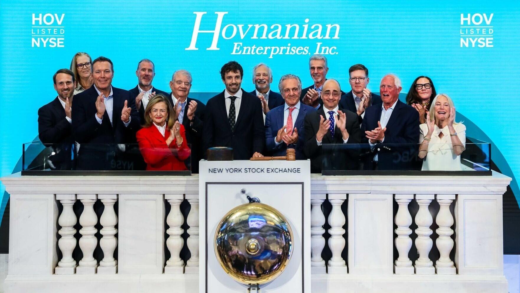 Hovnanian Enterprises at the NYSE on June 17th.