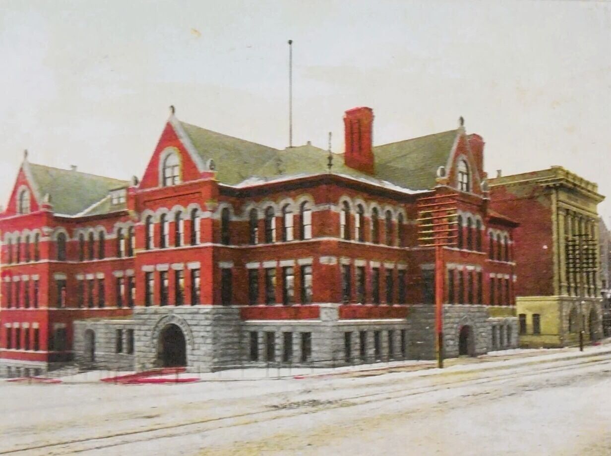 Postcard of Butte High School