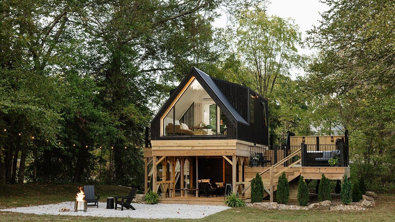 The A-Frame Classic Park Model Tiny Home From Zook Cabins