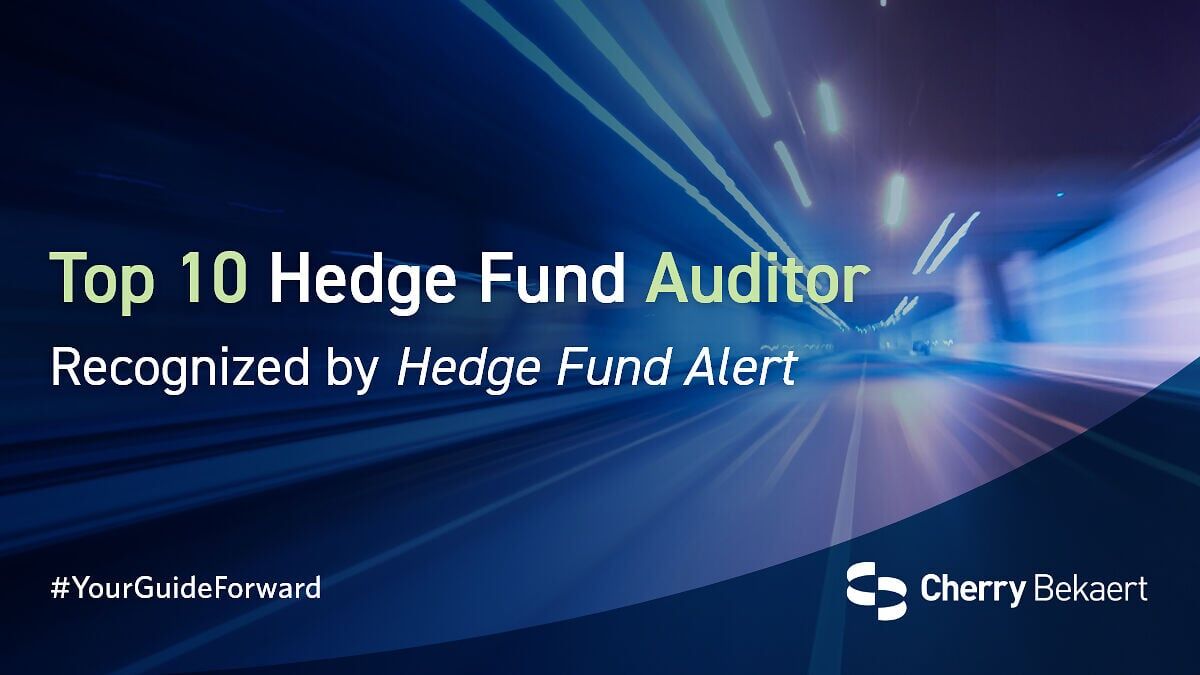 Cherry Bekaert earns top 10 ranking on Hedge Fund Alert's 2026 Top Hedge Fund Auditors List. The annual ranking recognizes leading firms serving the hedge fund industry and highlights Cherry Bekaert's commitment to serving alternative investment clients.
