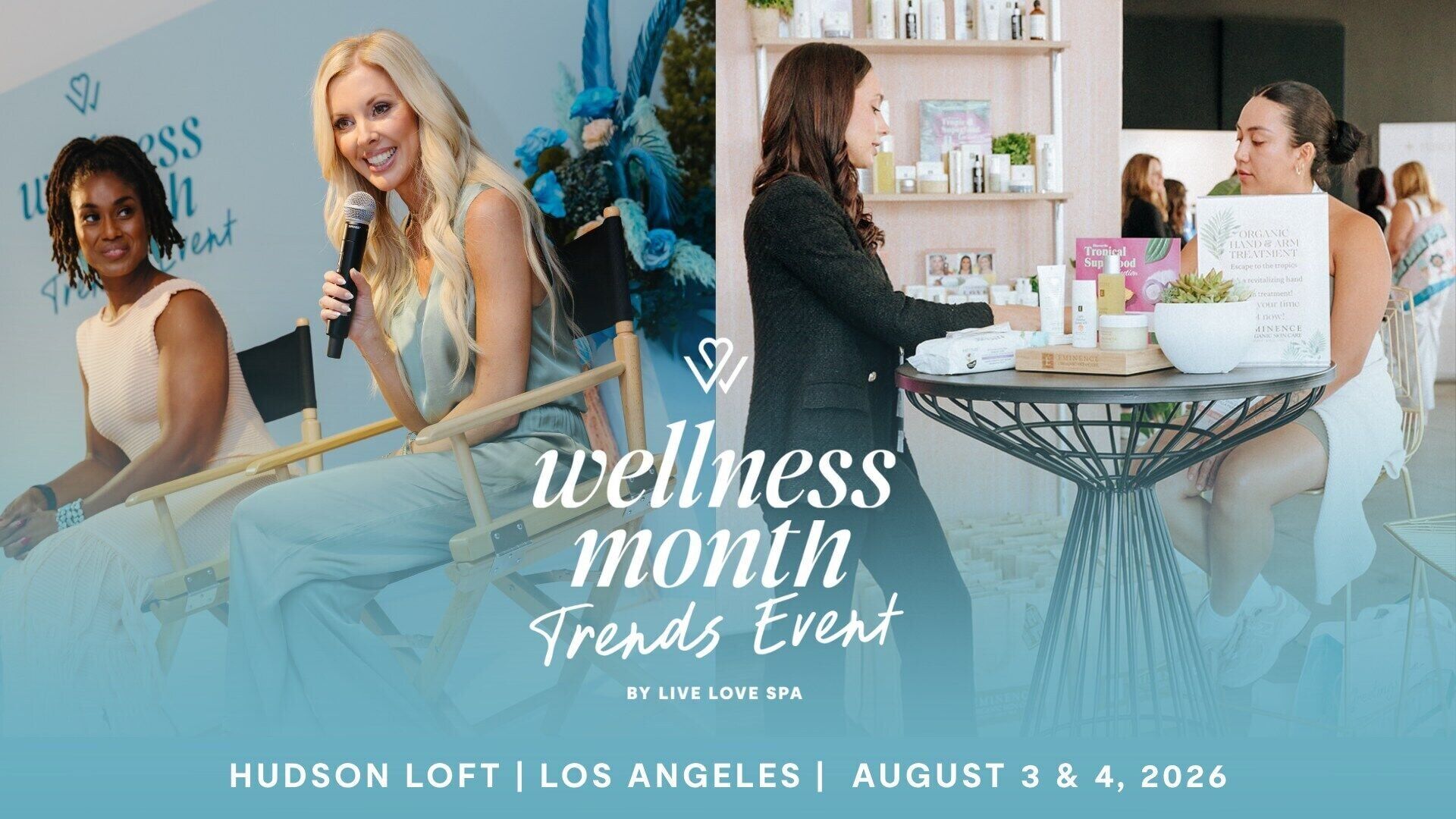 350+ spa leaders, wellness brands, and media converge on DTLA August 3–4 for Live Love Spa's National Wellness Month Trends Event — the official industry kickoff for the month-long self-care movement.
