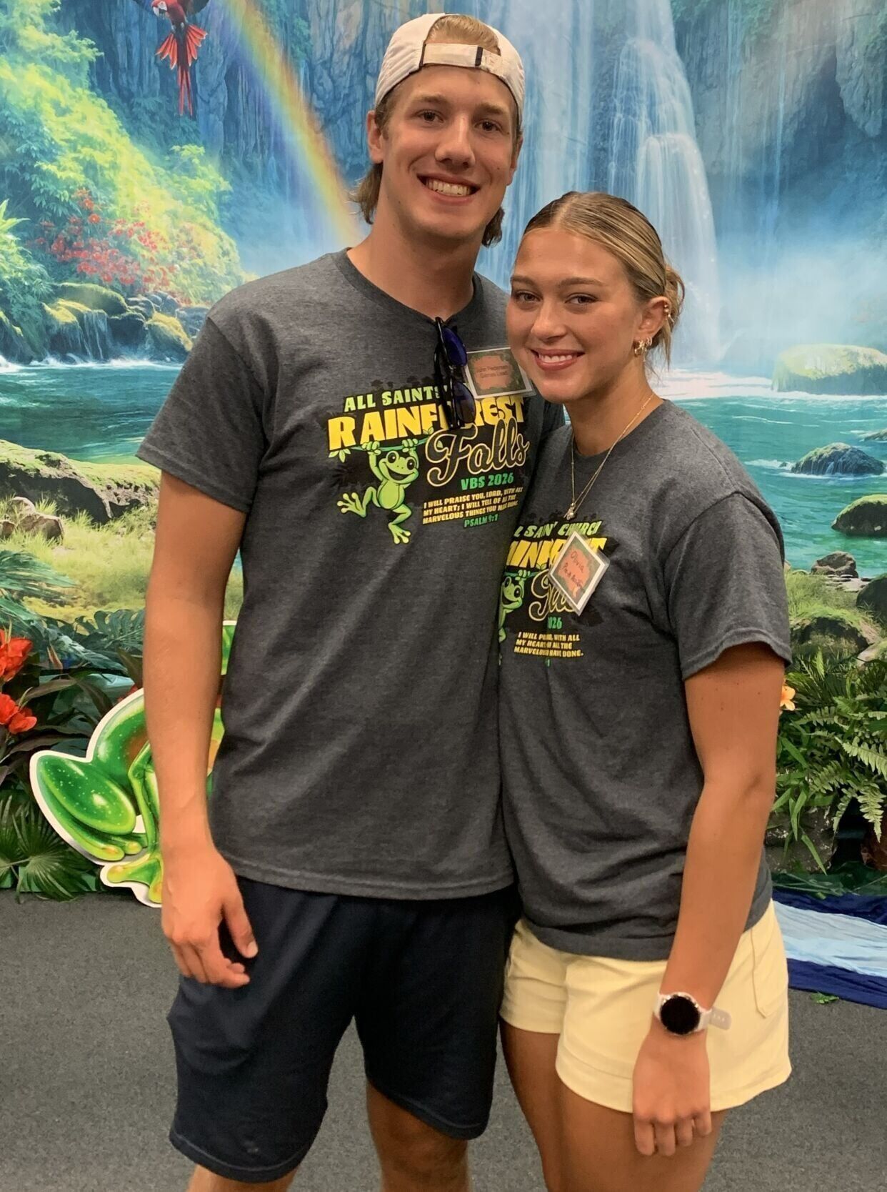 John Pedersen (left) and Olivia Oliver