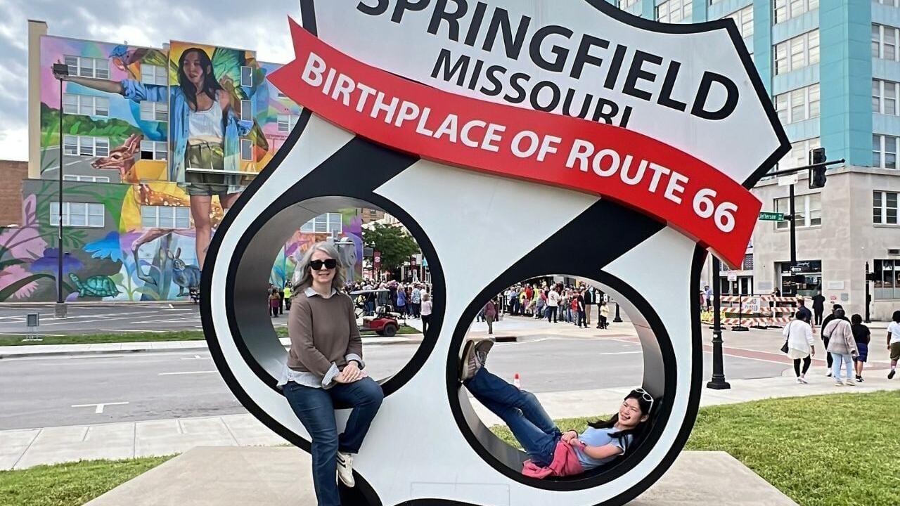 Route 66 sign in Springfield, MO