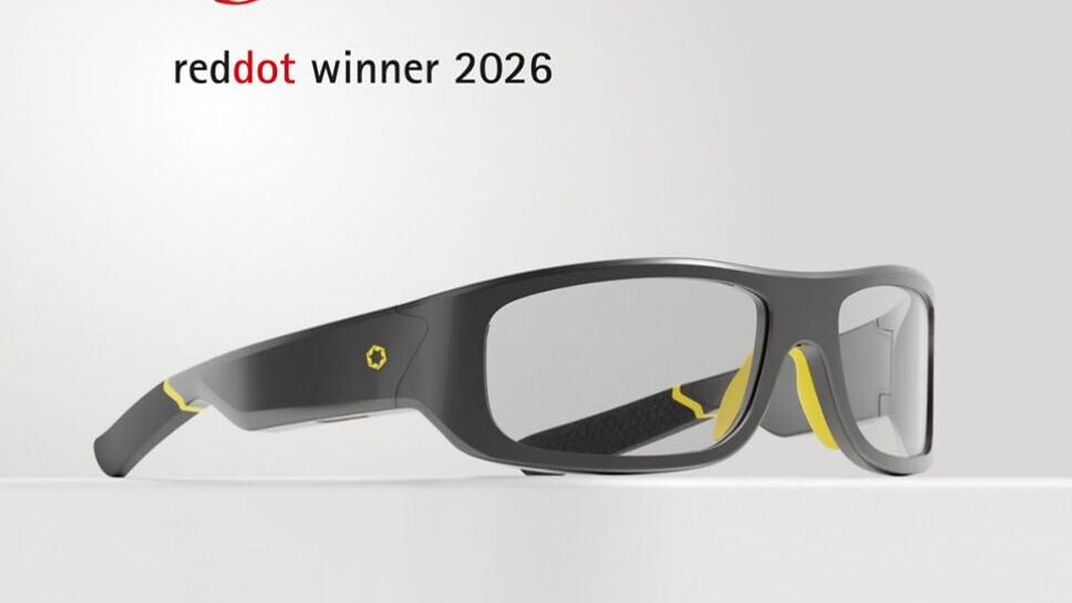 Lucyd Armor smart safety glasses. 
Image courtesy Innovative Eyewear, Inc.