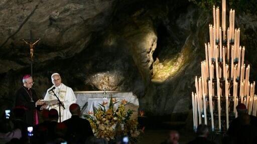 Catholics say the Virgin Mary appeared in the cave in 1858