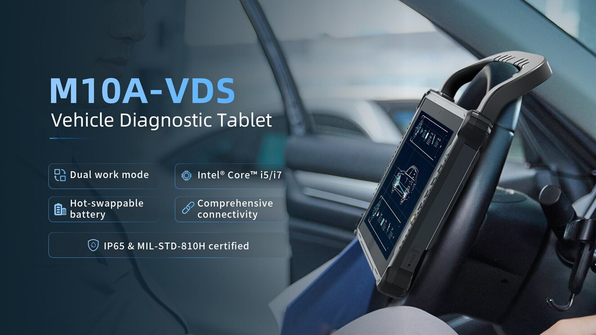 Vehicle Diagnostic Tablet M10A-VDS