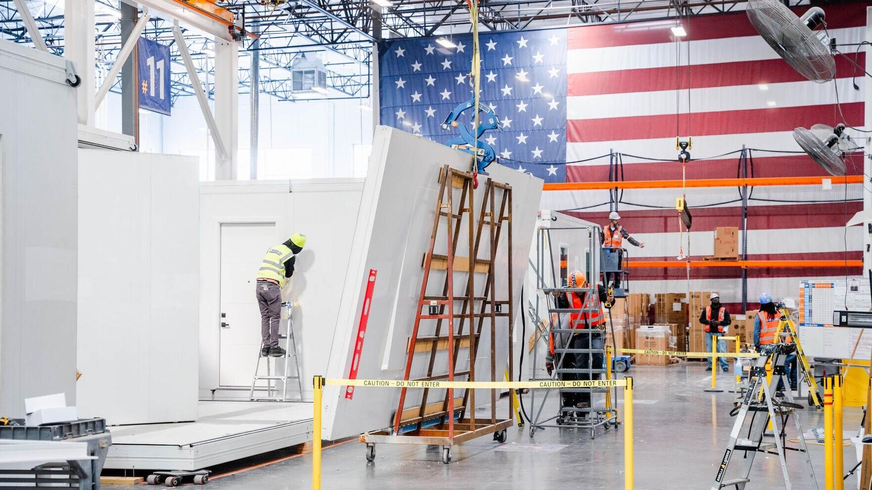 Inside BOXABL Factory 1 in Las Vegas, Nevada
