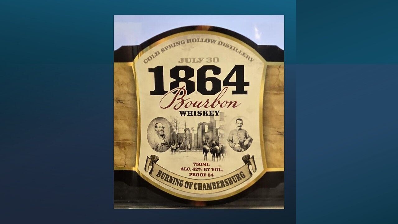 Cold Spring Hollow Distillery remembers the Civil War burning of Chambersburg with its newly released 1864 Bourbon Whiskey.
