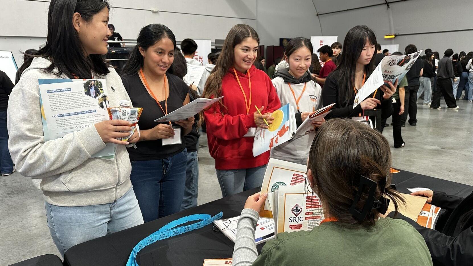 Students attended college access workshops, student engagement activities, campus tours and resource sessions.