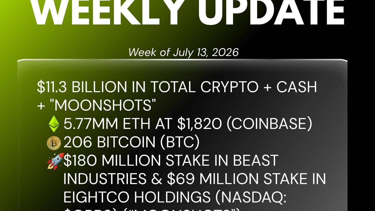 Bitmine Weekly Update