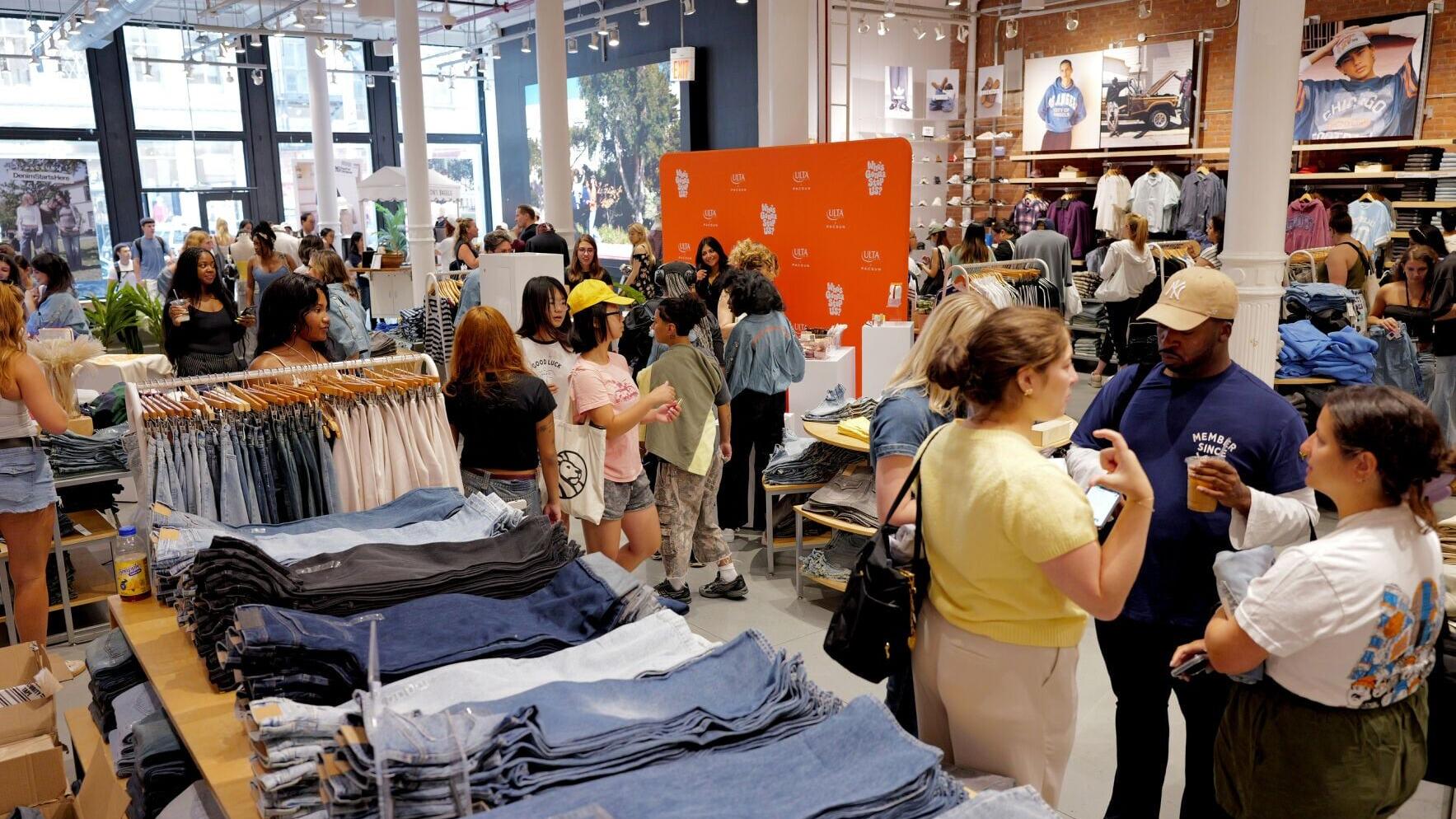 Pacsun brought its “Denim Starts Here” campaign to life with a full day of celebration at its SoHo store in New York City