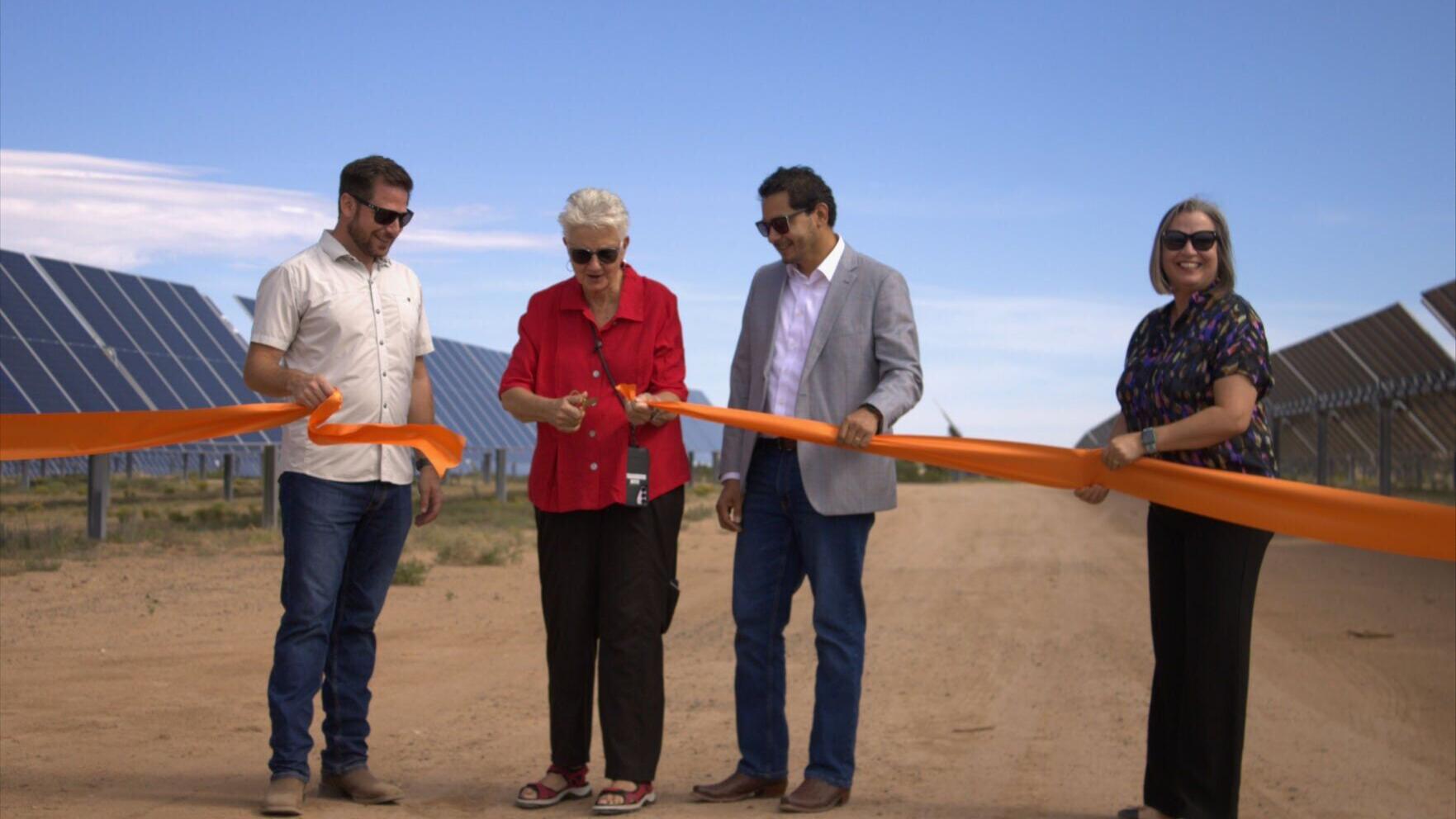 SunShare Juniper Sol Solar Garden Ribbon Cutting