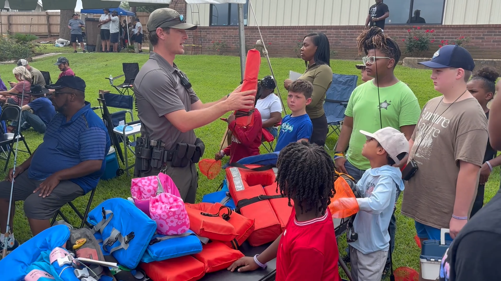 Shreveport Police Department Youth Fishing Camp