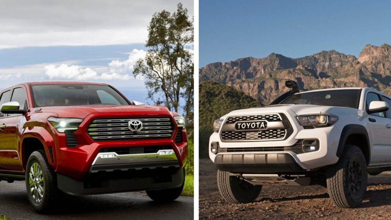 Old vs new: Toyota Tacoma