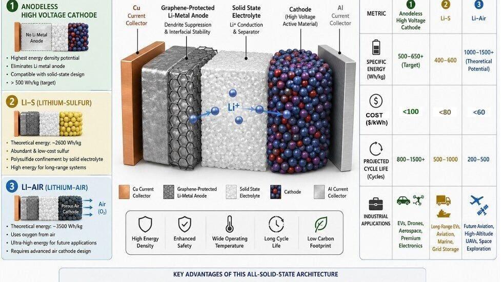 All Solid-state Li-metal Battery Architecture