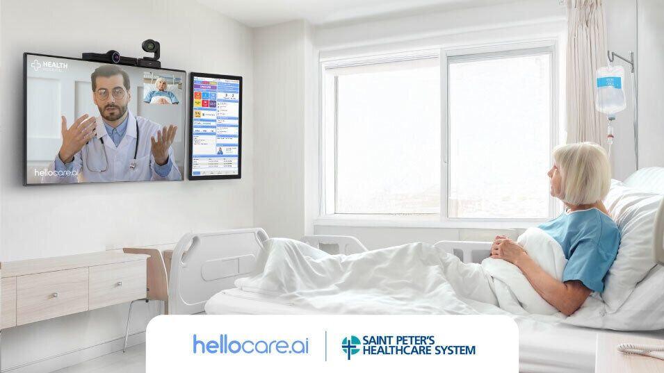 Saint Peter’s Healthcare System Expands Intelligent Hospital Room Initiative with hellocare.ai to Advance AI Assisted Patient Safety and Virtual Care