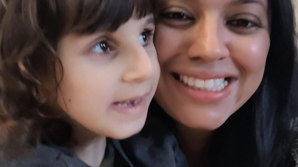 Jo Kaur, founder of Riaan Research Initiative, with her son Riaan