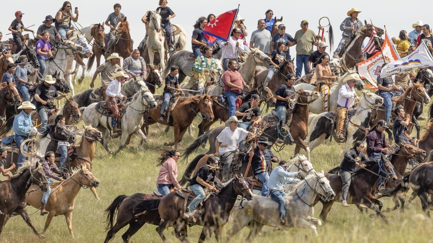'Still here:' Thousands visit Little Bighorn to honor 150 years of history
