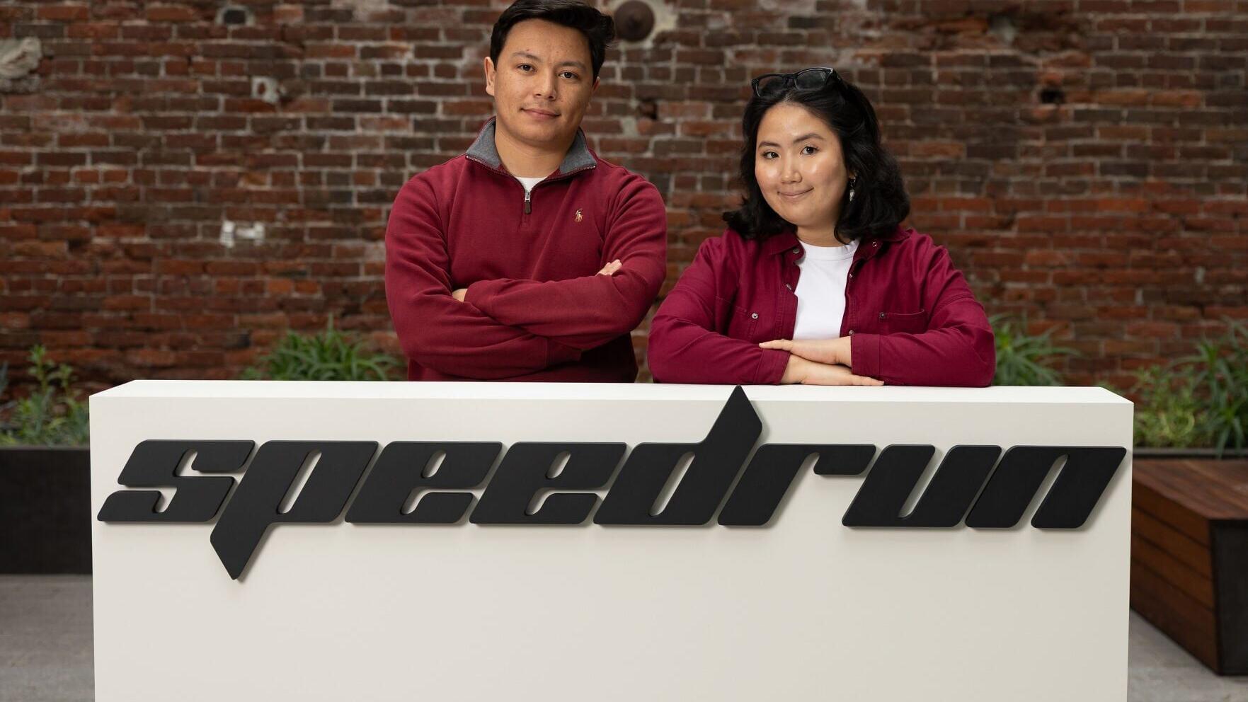 Azamat Khamidov and Benazir Toleubekova, co-founders of Sirius, in San Francisco.