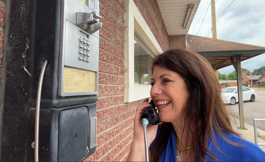 Making a phone call the old-fashioned way