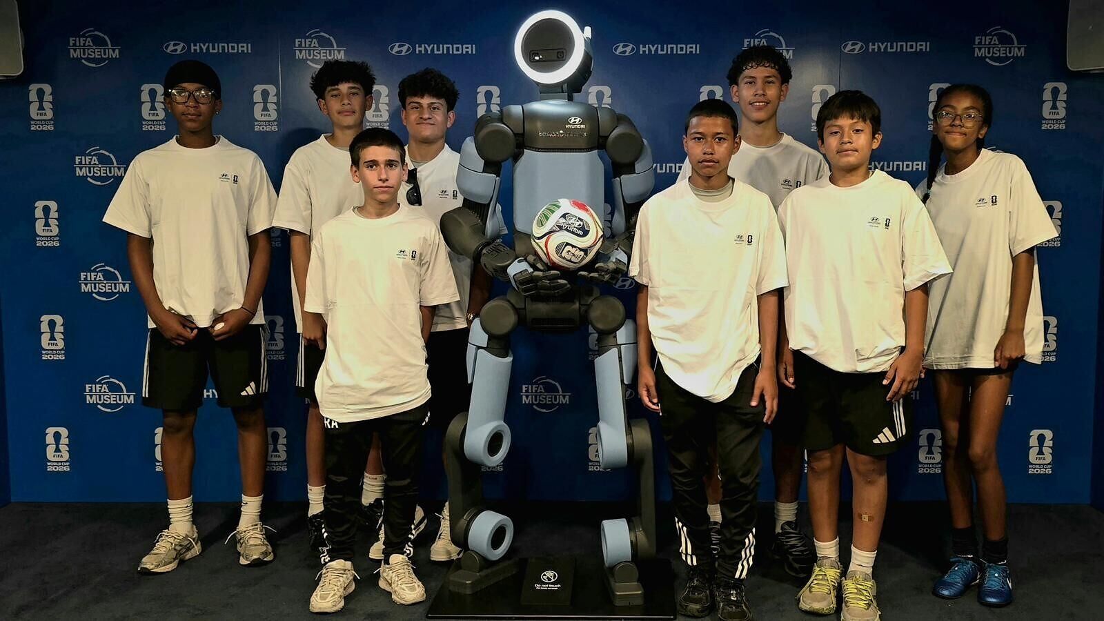 Young athletes from Metropolitan Oval Academy participate in a FIFA World Cup 2026™ experience at FIFA Museum and NYNJ Stadium as part of Hyundai Motor’s “Next Starts Now” campaign, in collaboration with NYFEST.