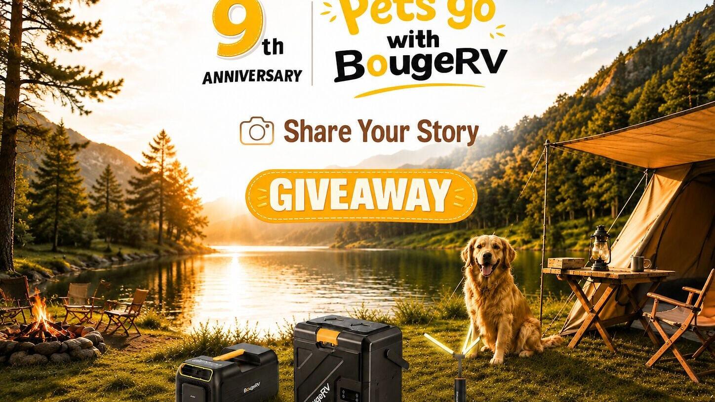 BougeRV 9th Anniversary Giveaway