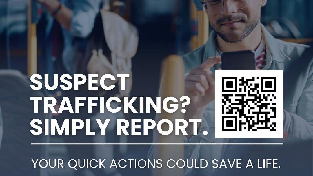 Download the Simply Report App on Google or Apple Devices to reported suspected trafficking, or visit SimplyReport.com