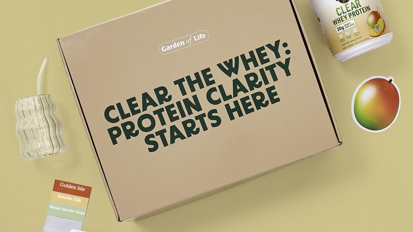 The new Garden of Life® Clear Whey Protein in Mango Mist is featured in a new limited-edition kit, just in time for National Smoothie Day on June 21.