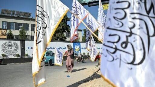Bright white flags of the Islamic Emirate of Afghanistan have been installed this week across the capital Kabul, and are on sale across the city