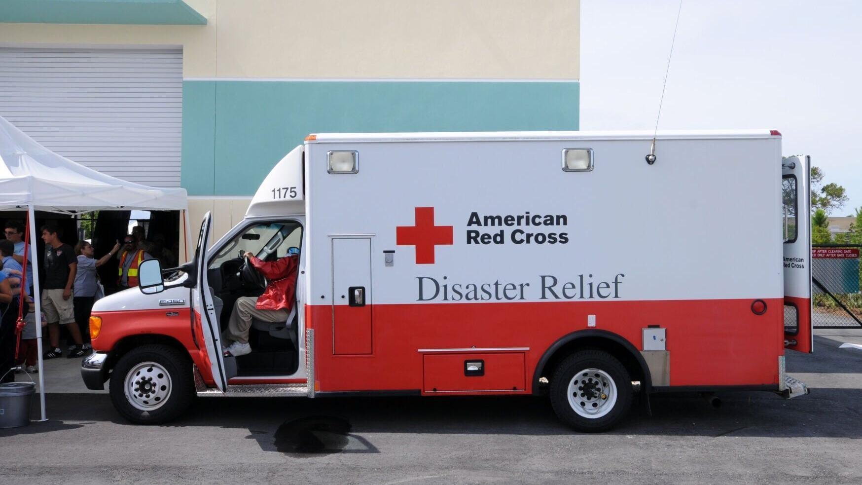 Hurricane relief truck