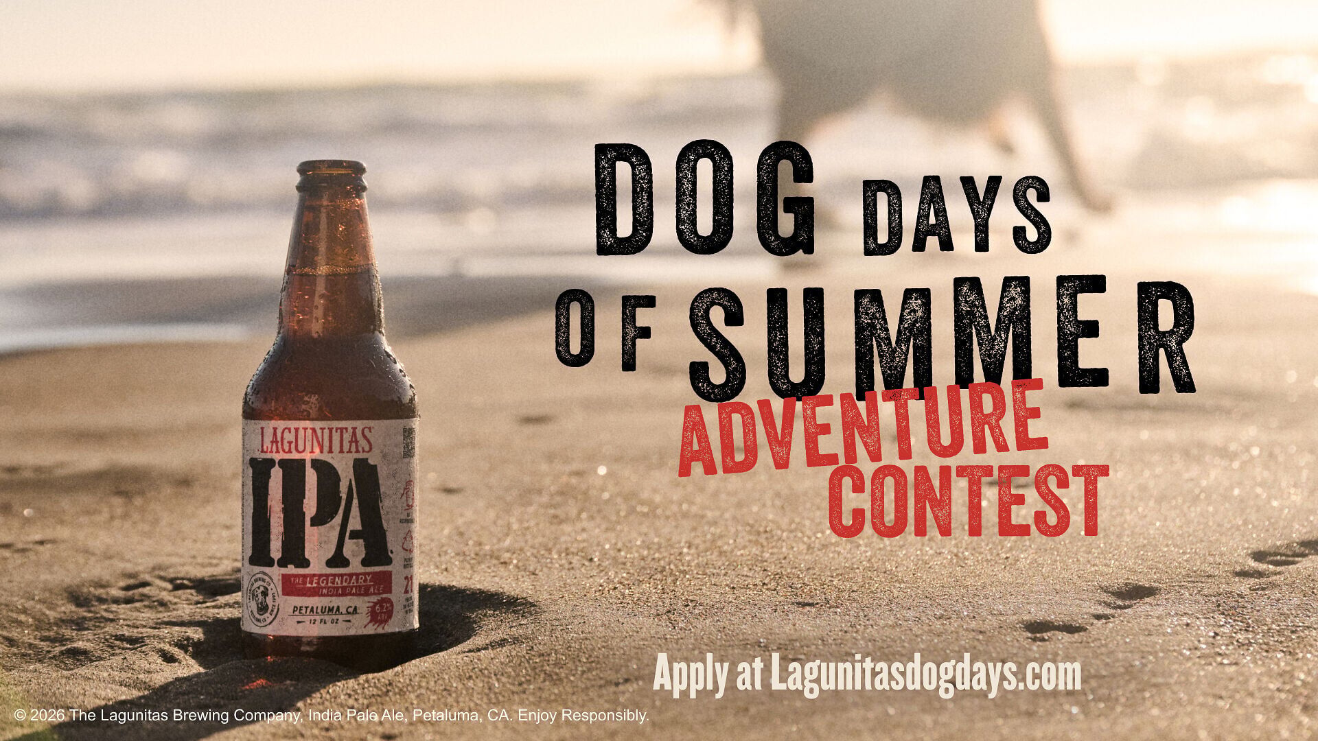 LAGUNITAS BREWING COMPANY IS GIVING ONE LUCKY DOG THE ULTIMATE ‘DOG DAYS OF SUMMER’ ADVENTURE