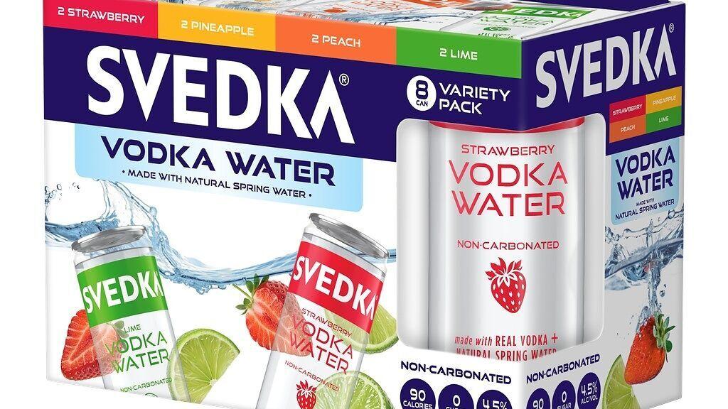 SVEDKA Vodka Water begins rolling out nationwide this June and will be available year-round in convenient 8-pack multipacks and 12-ounce single cans.
