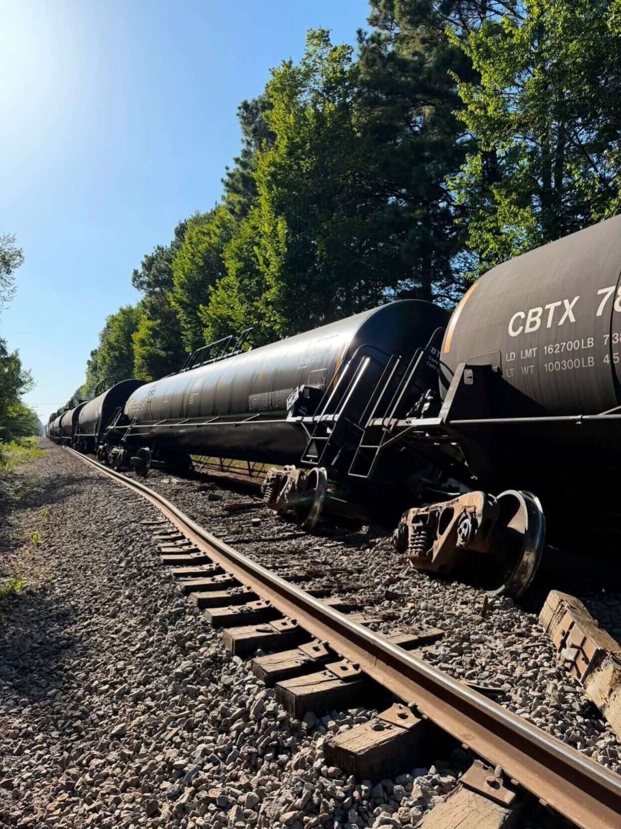 Harrison County train derailment
